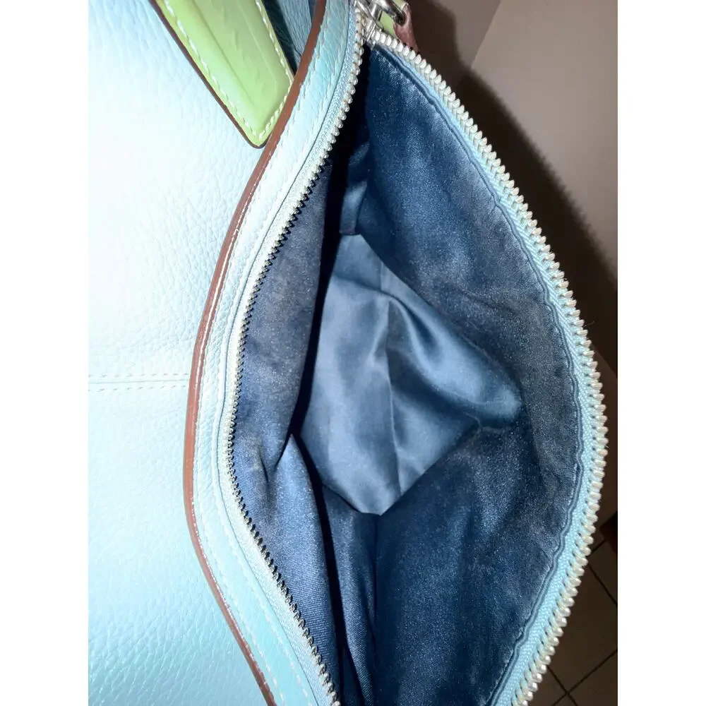 NWOT Coach Penelope Leather Satchel(F14684) green pebbled leather Shoulder bag